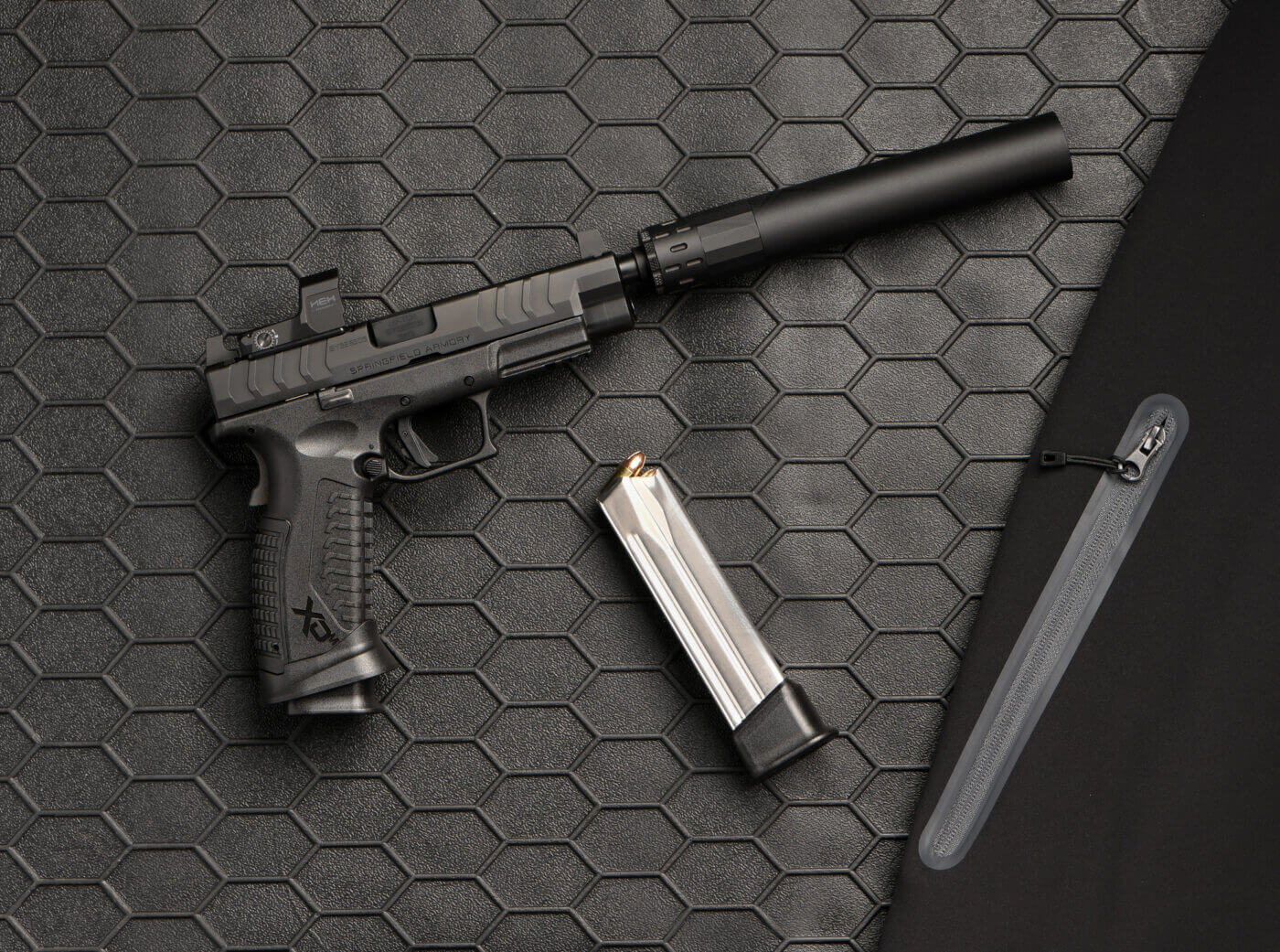 Springfield Armory XD-M Elite OSP pistol with HEX Dragonfly optic