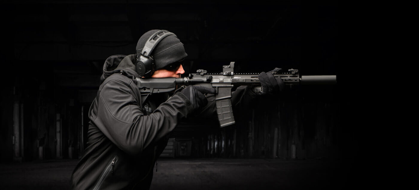 HEX Dragonfly red dot sight on Springfield Armory SAINT AR-15 rifle