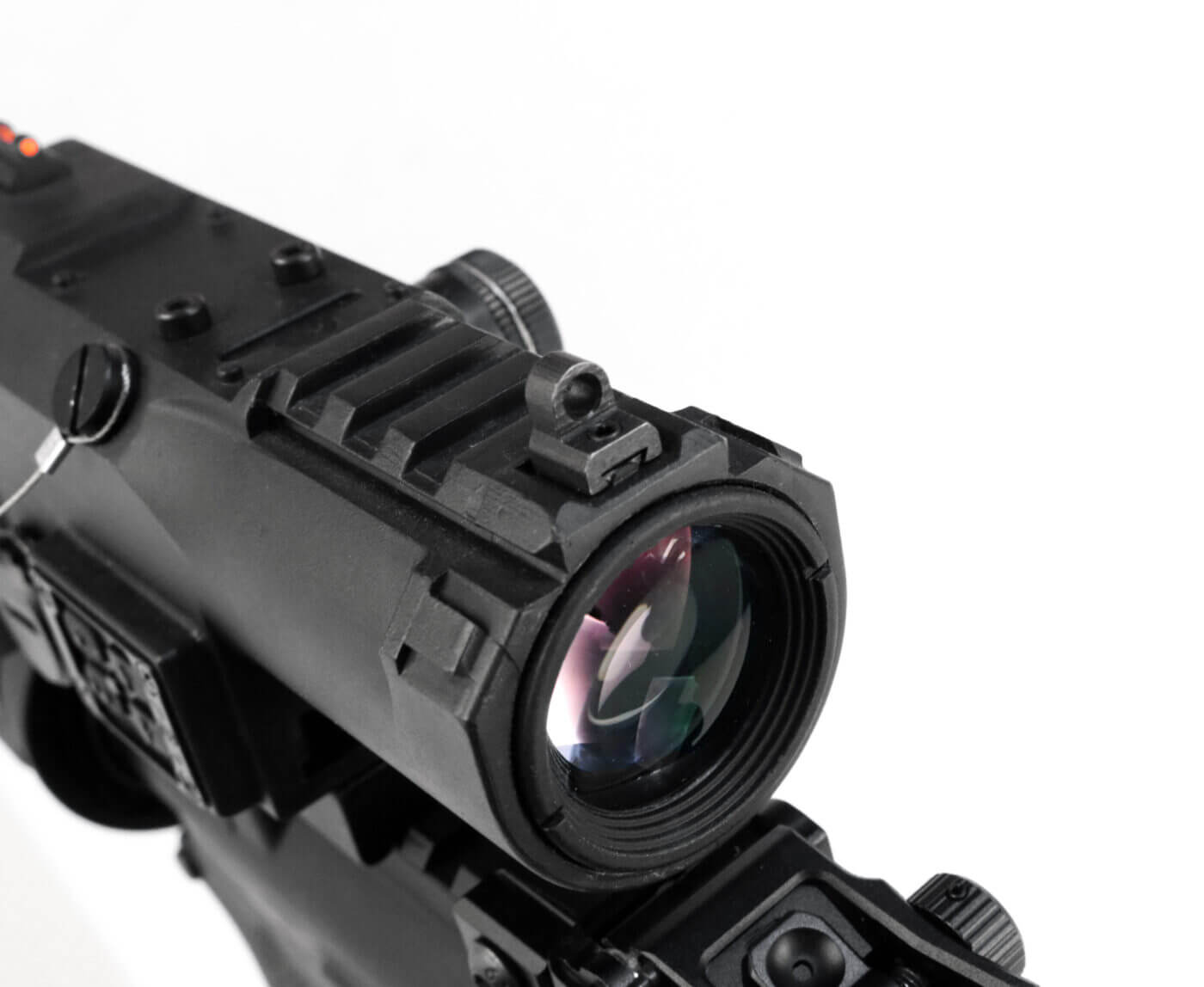 Back up sights on NcSTAR VISM ECO MOD2 scope