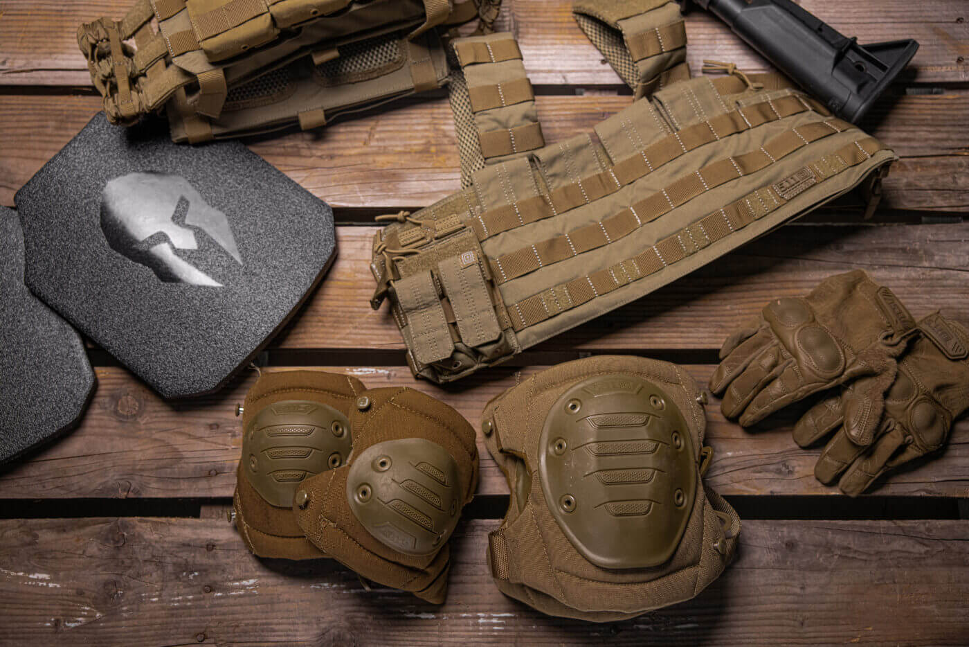 Elbow and knee pads as body armor