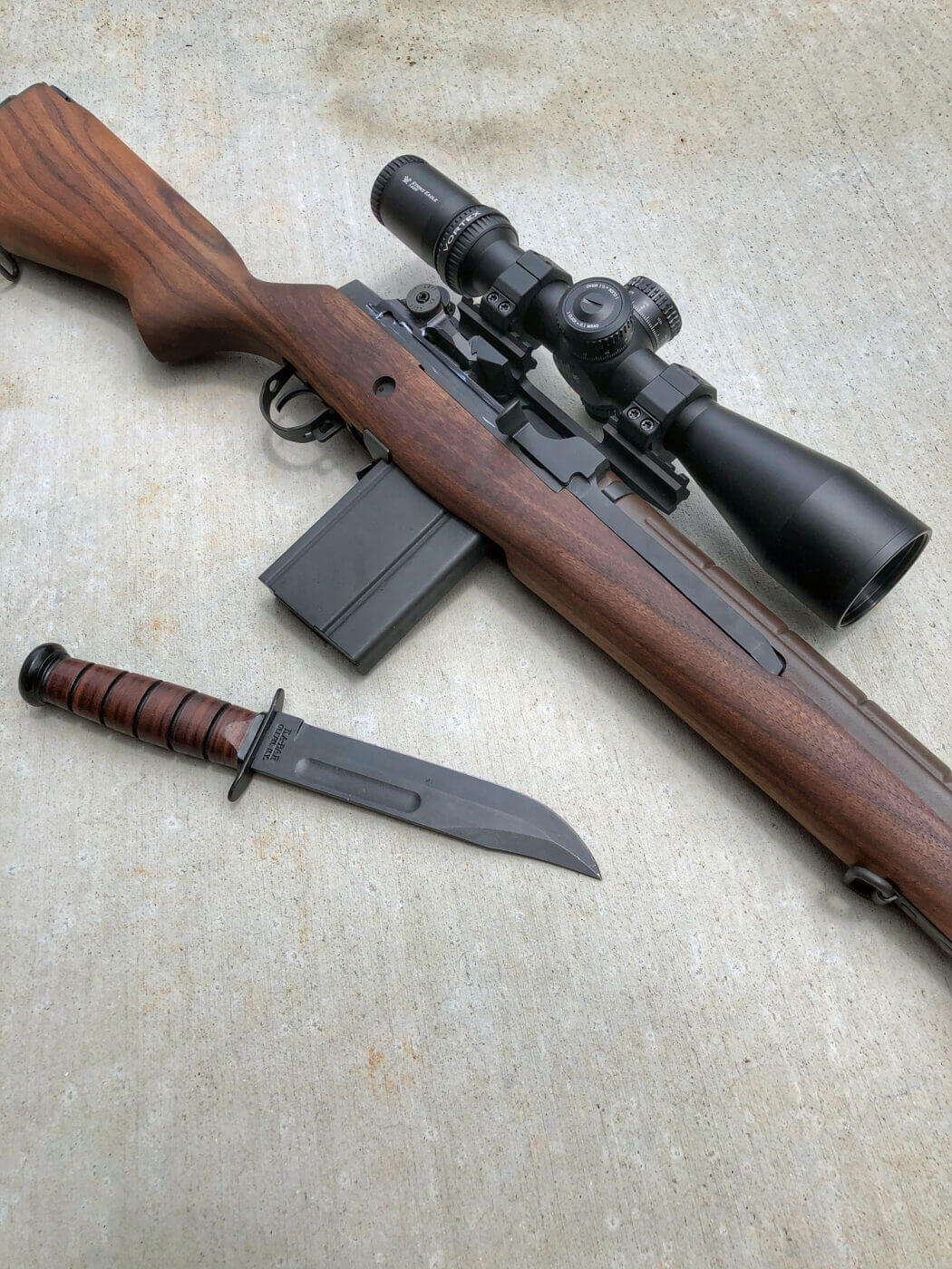 M1A Loaded with mounted scope