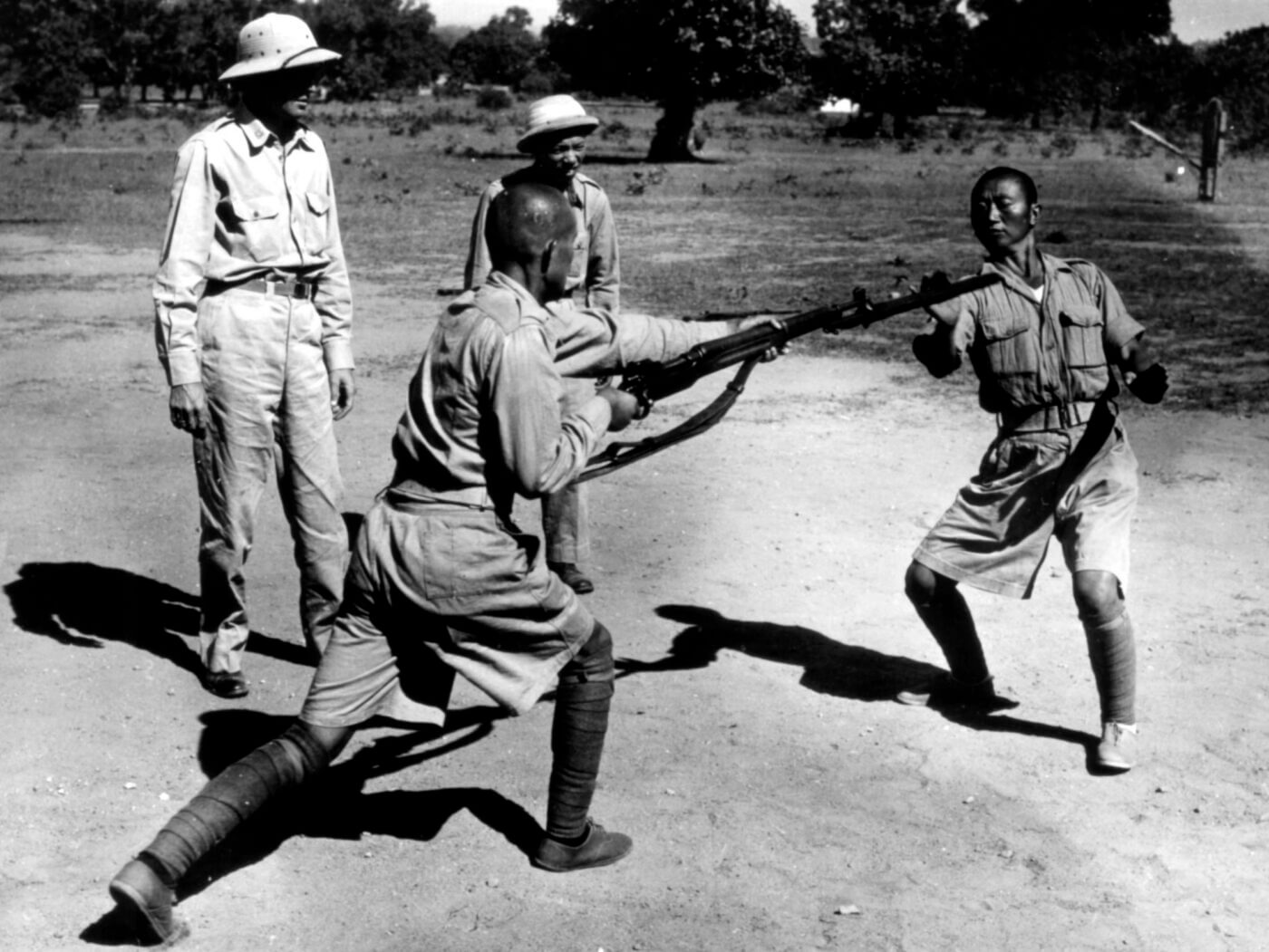 Chinese troops training with M1917 in WWII