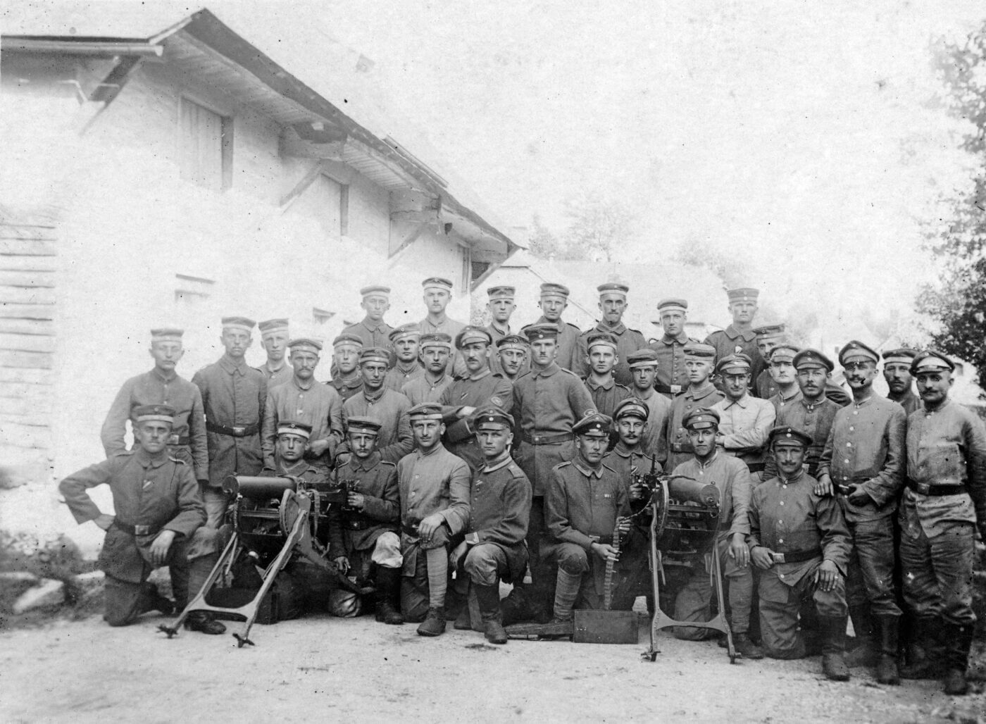 German troops training in WWI