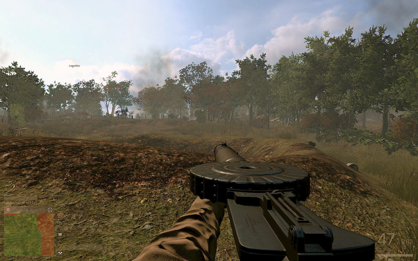 Lewis Gun in video game Verdun