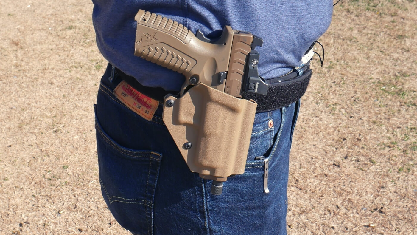 IDPA holster location example