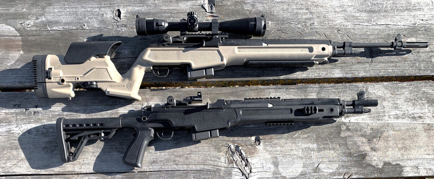 M1A SOCOM 16 CQB and M1A Loaded Precision rifles