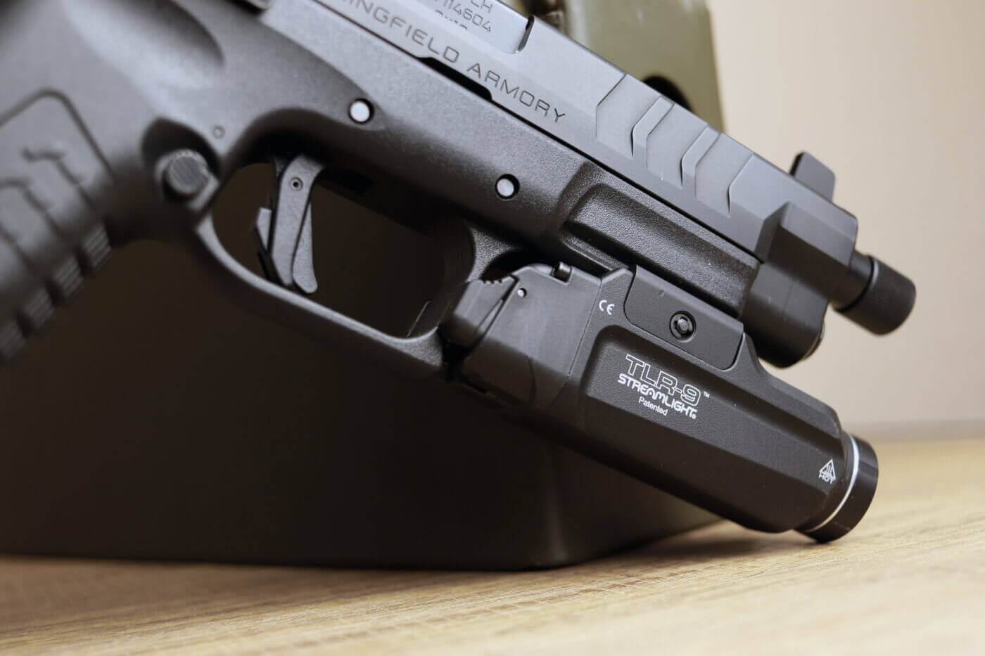 Streamlight TLR-9 on Springfield Armory pistol