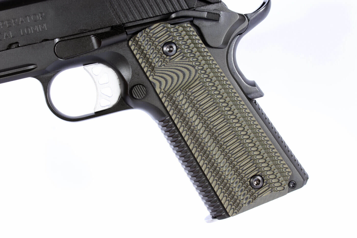 VZ Grips on Springfield 1911 pistol