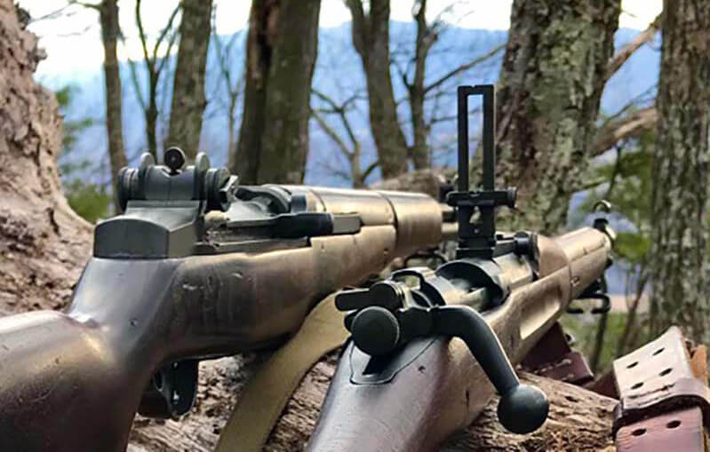 M1 Garand vs. M1903 rear sight