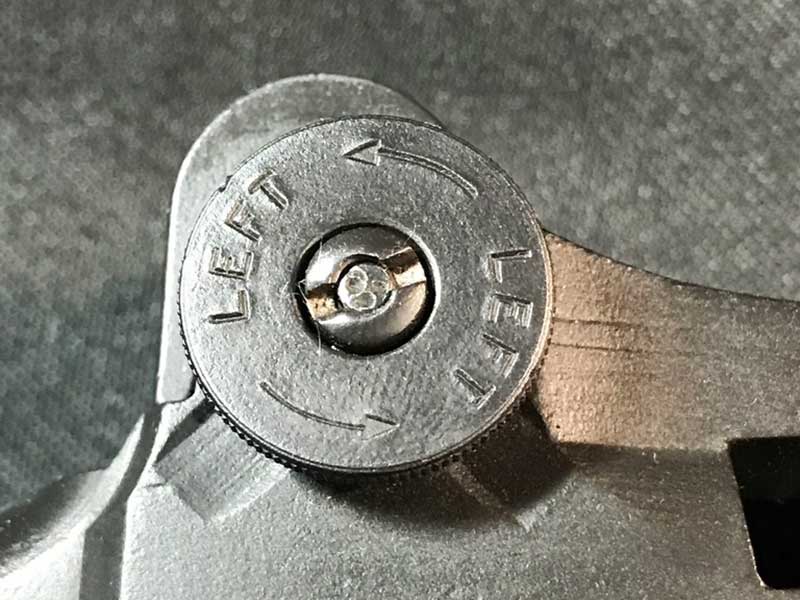 M1 Flush Nut rear sight