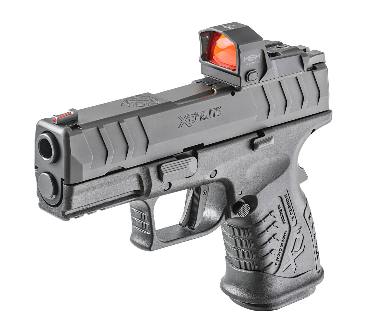 Springfield XD-M Elite 3.8" Compact OSP 9mm package with optic