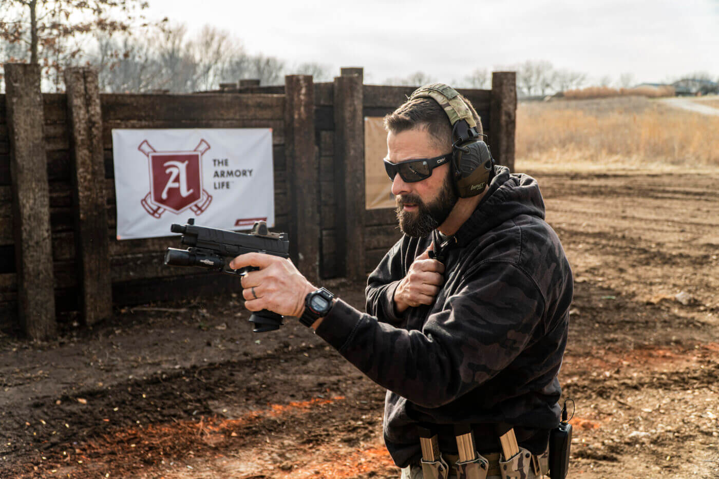 Training to shoot one handed