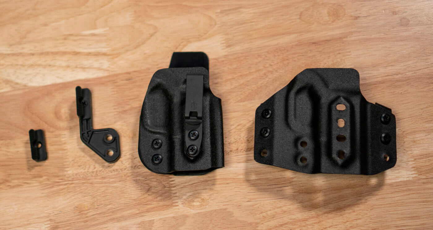 Parts of the Trifecta holster