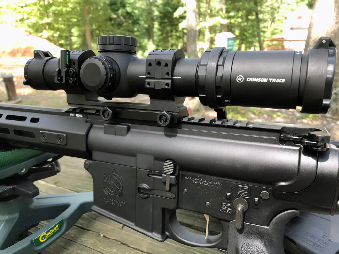 Wheeler Engineering mount for optic on rifle