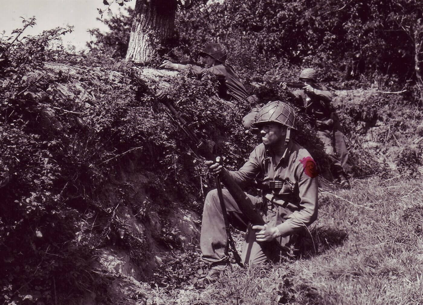 M1 grenade launcher in Normandy