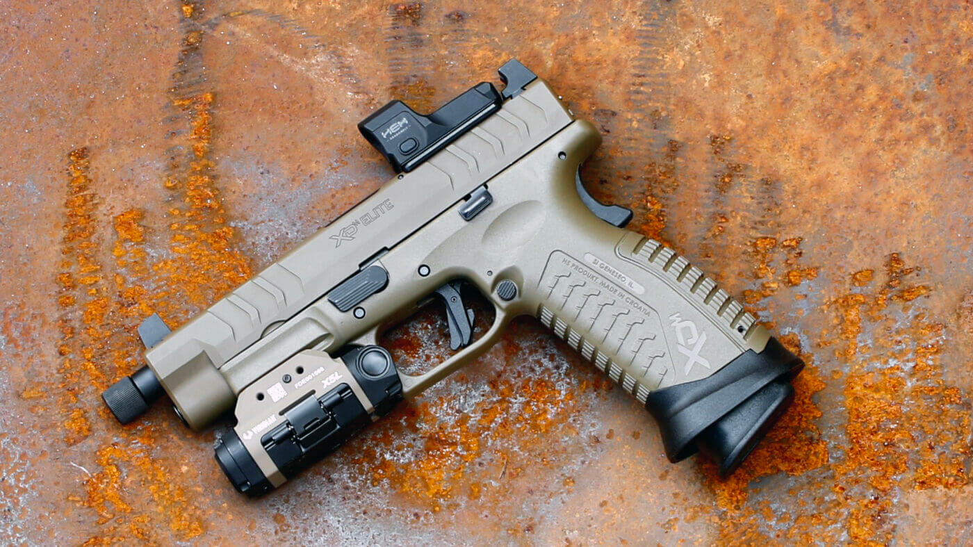 Fully equipped Springfield XD-M pistol