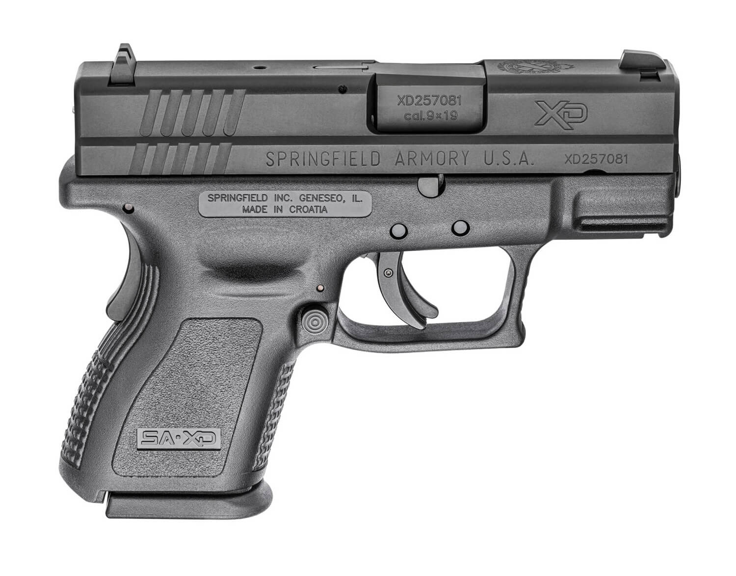 Springfield Armory XD Sub-Compact side view