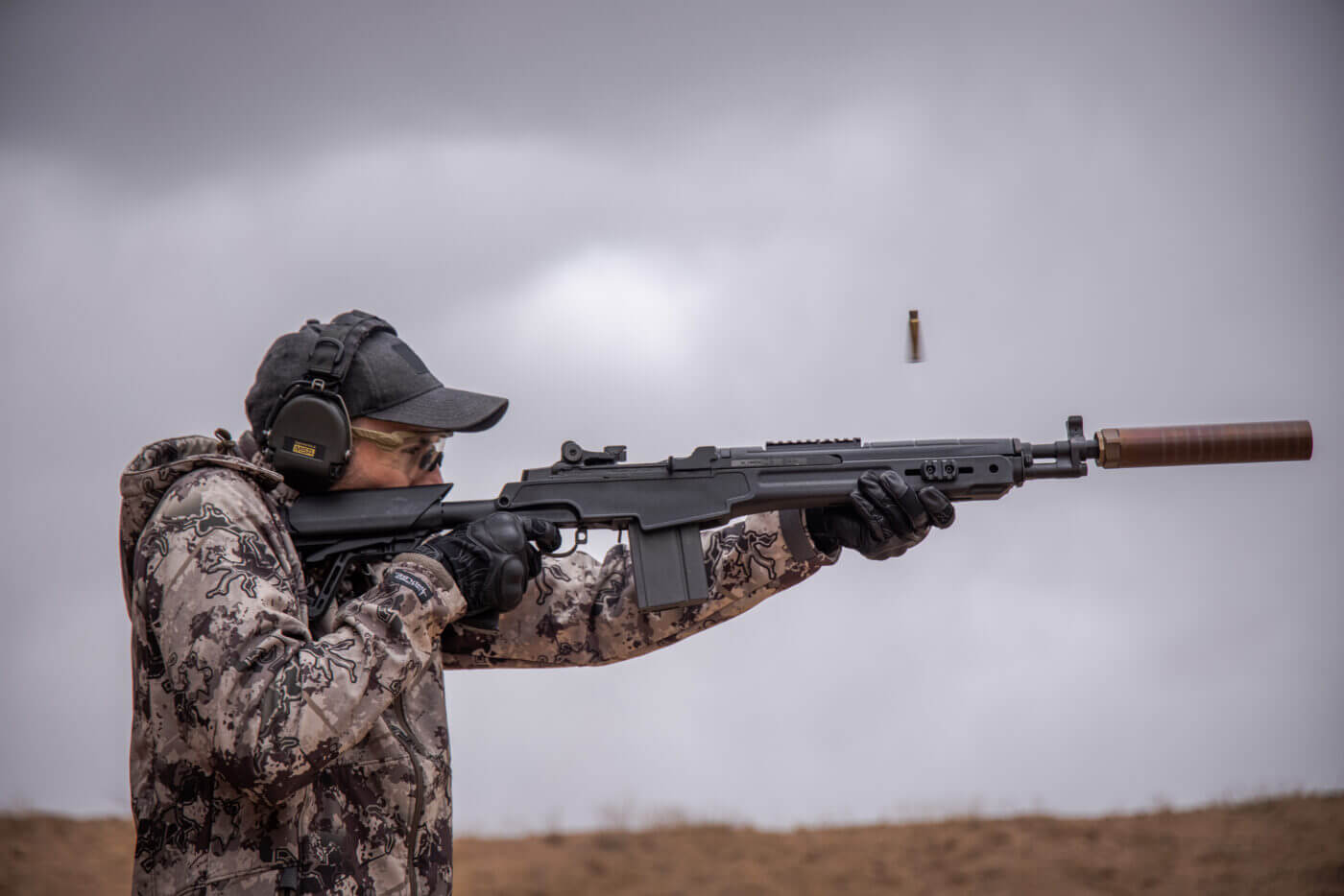 Properly tuned M1A rifle with suppressor