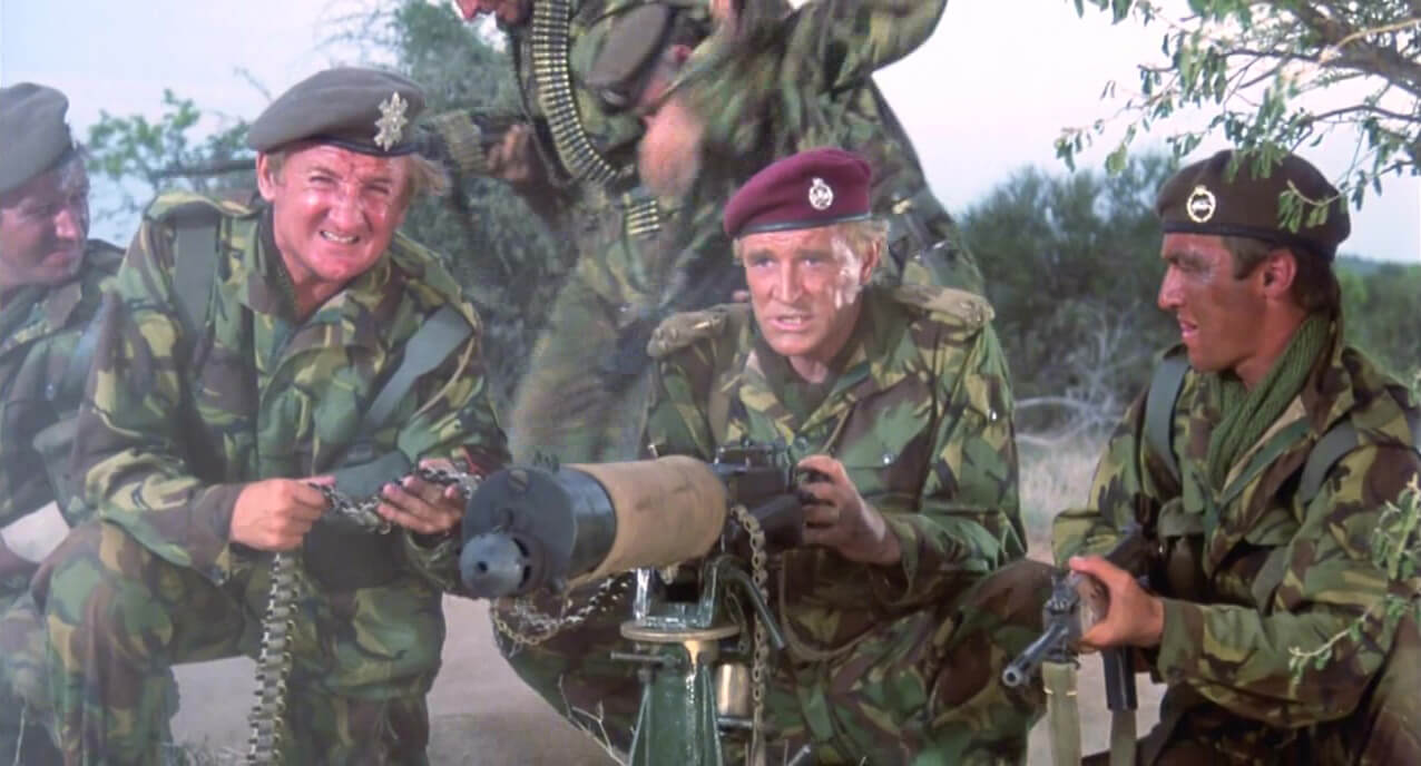 Vickers machine gun in The Wild Geese