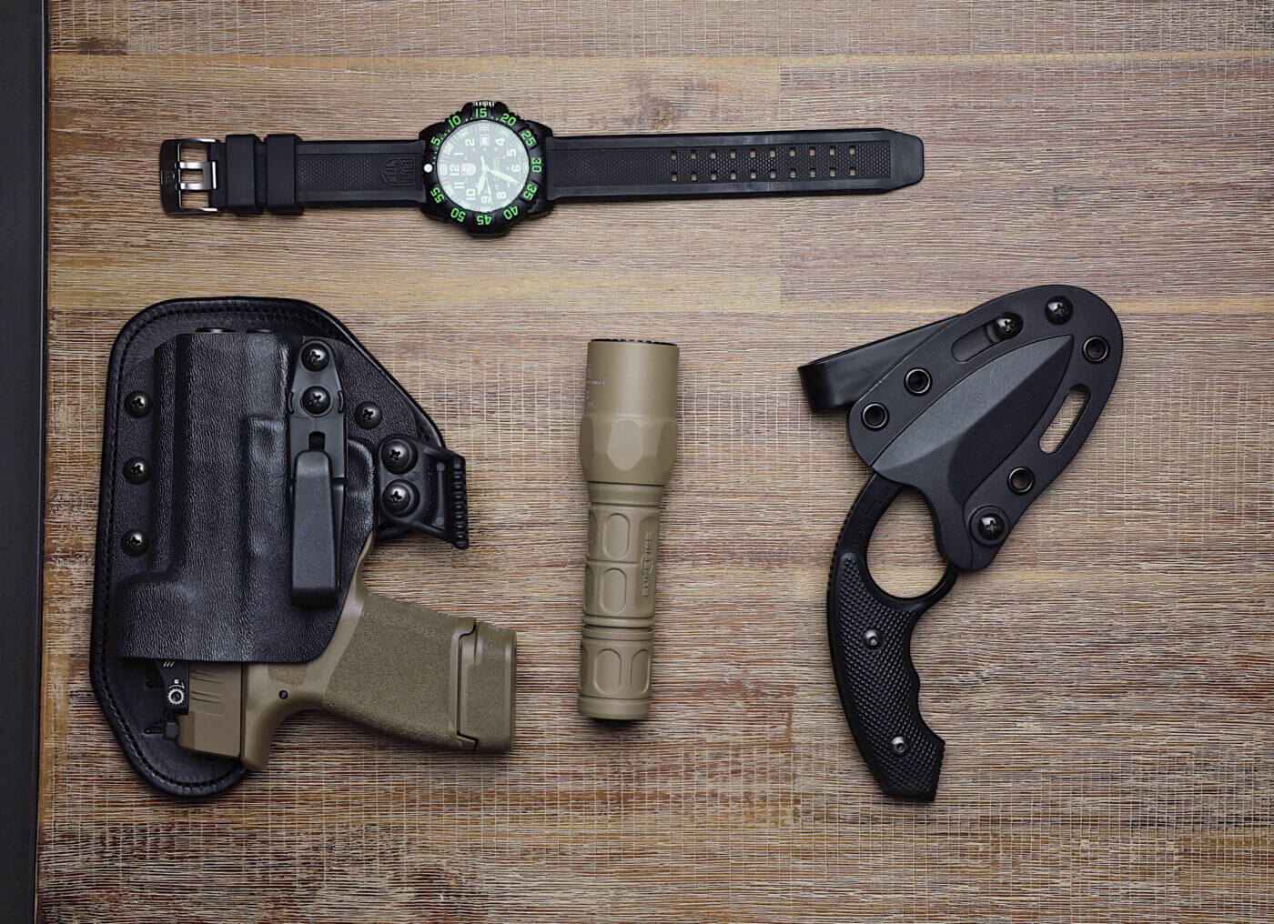 EDC with the Hellcat and Hidden Hybrid holster
