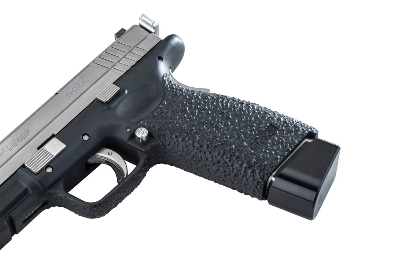 Robar grip texture on XD pistol