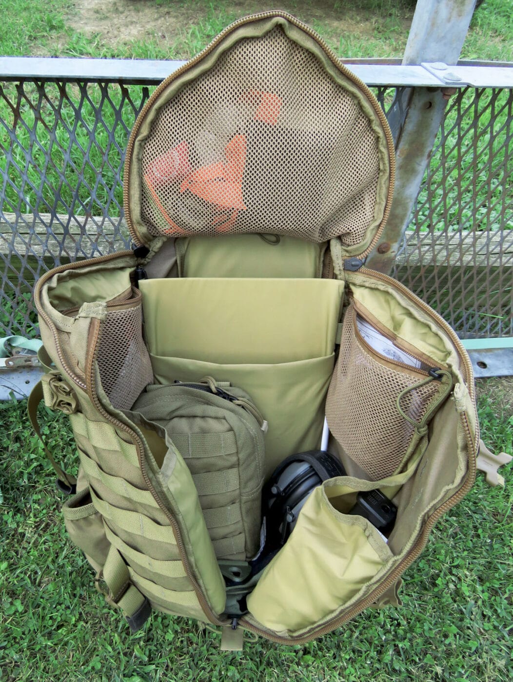 Compartments on a Mystery Ranch backpack