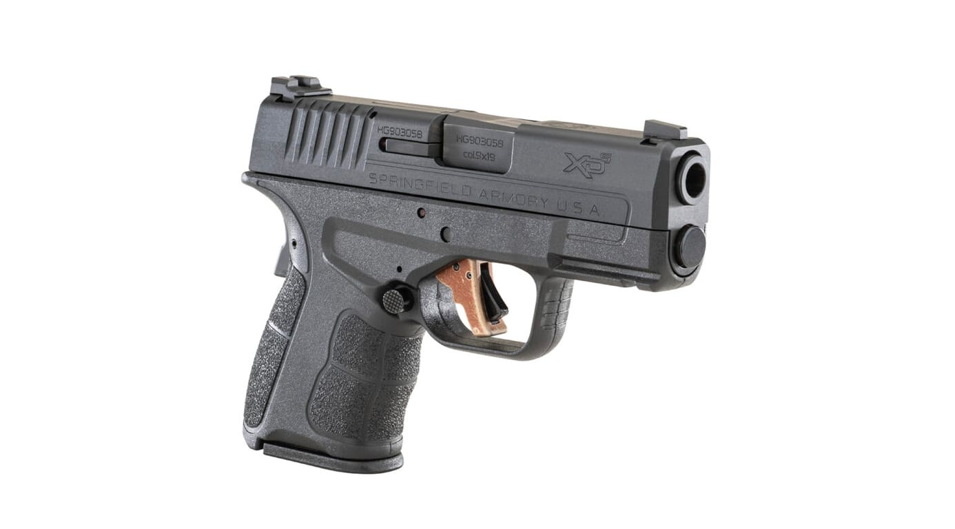 Apex Tactical trigger installed in a Springfield XD-S pistol