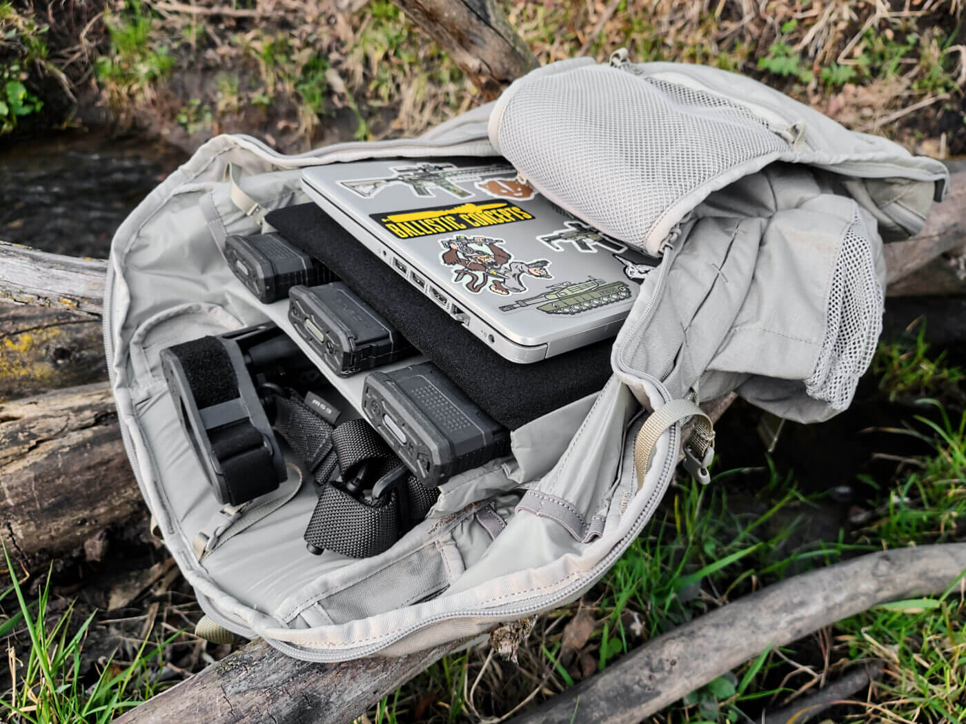 Main compartment of ALPS Ghost 30 backpack