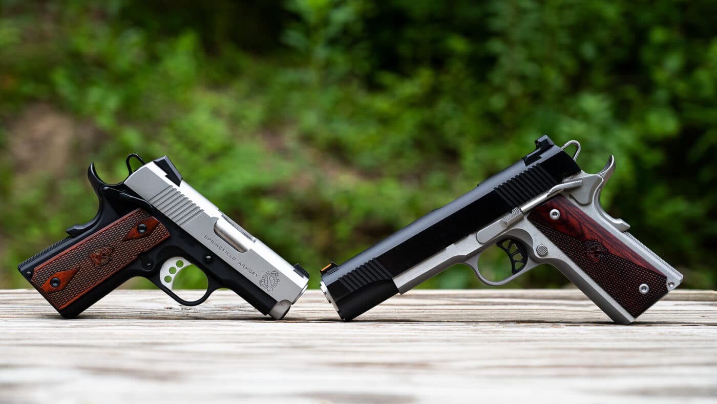 Profile comparison of EMP and Ronin pistols by Springfield Armory