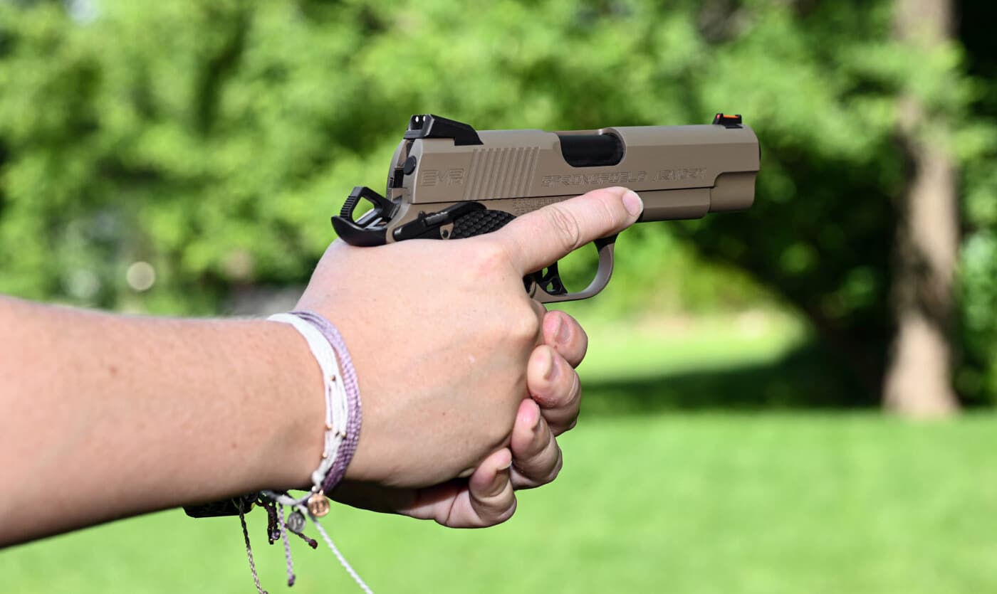 Keep your finger off of the trigger