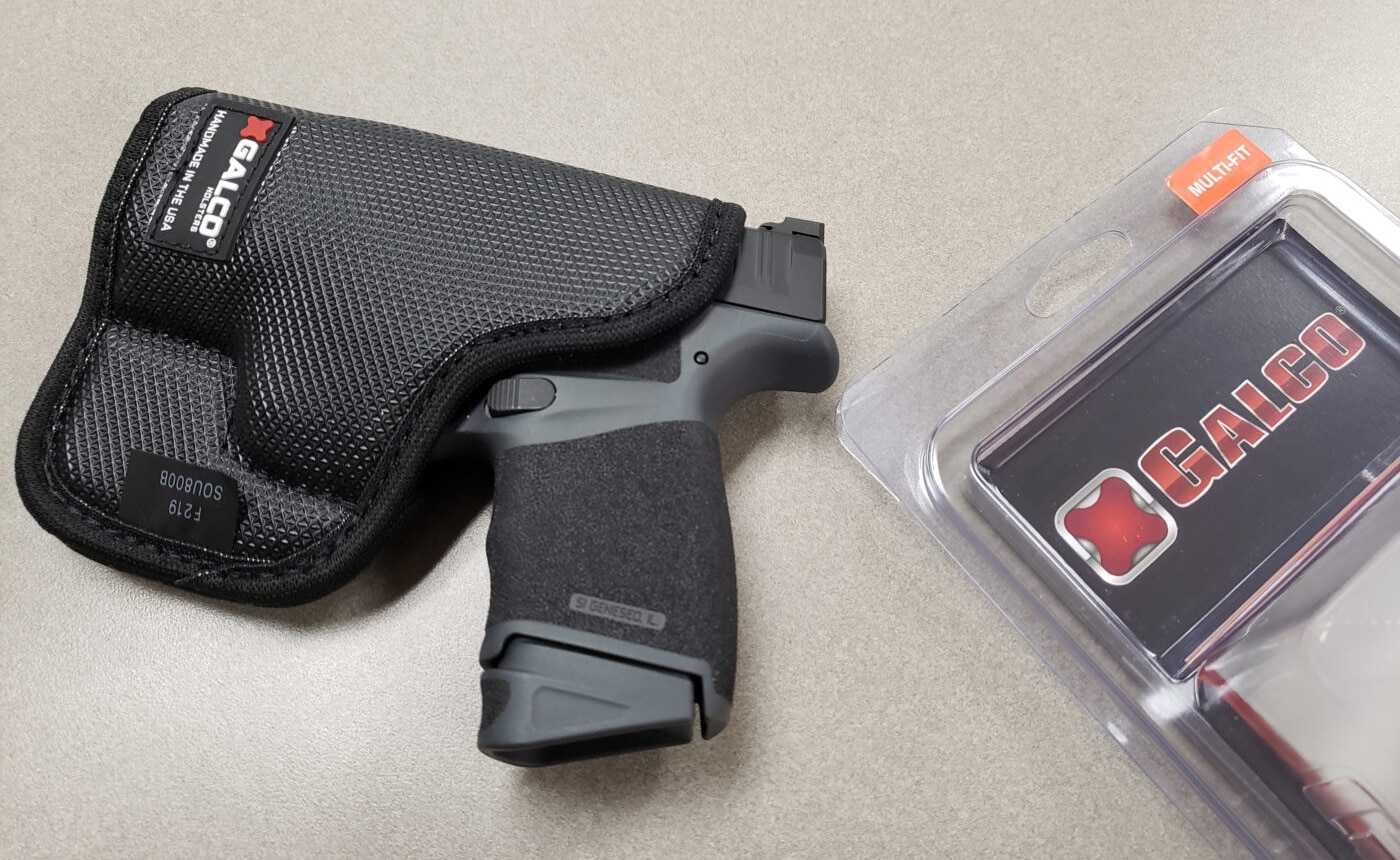 Galco StukOn-U pocket holster with a Springfield Hellcat