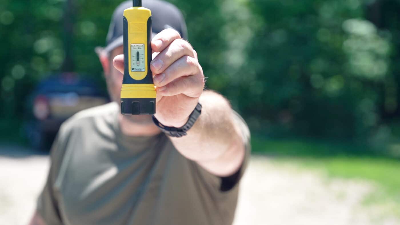 Man holding Wheeler FAT wrench