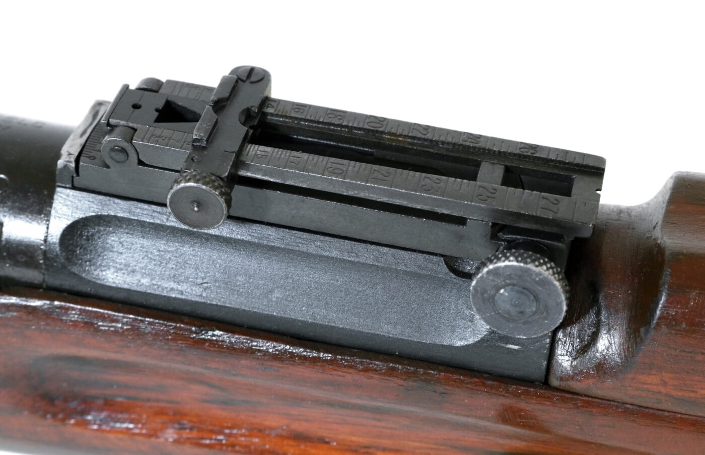 Rear sight of a 1903 rifle