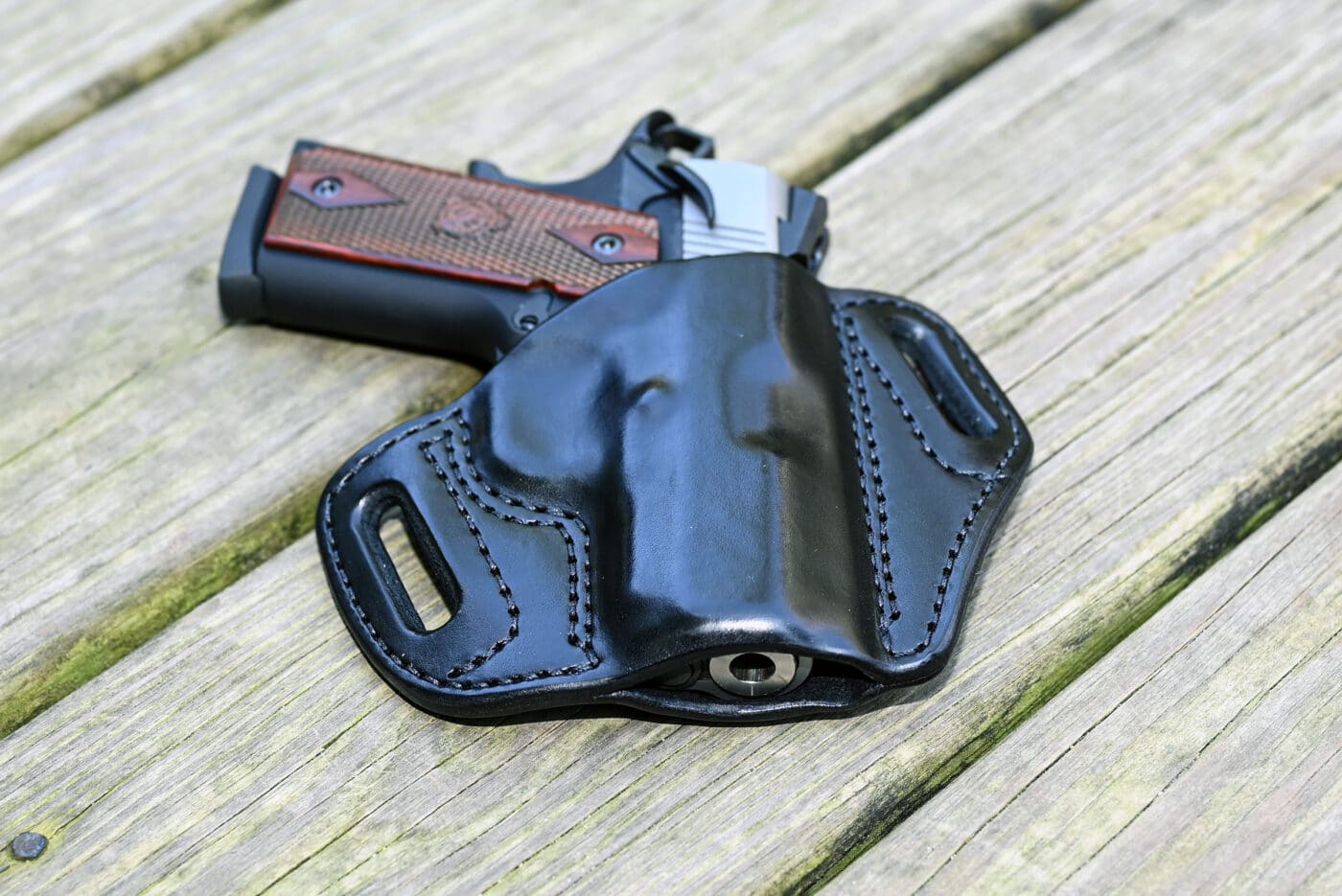 Mitch Rosen leather CCW holster for EMP