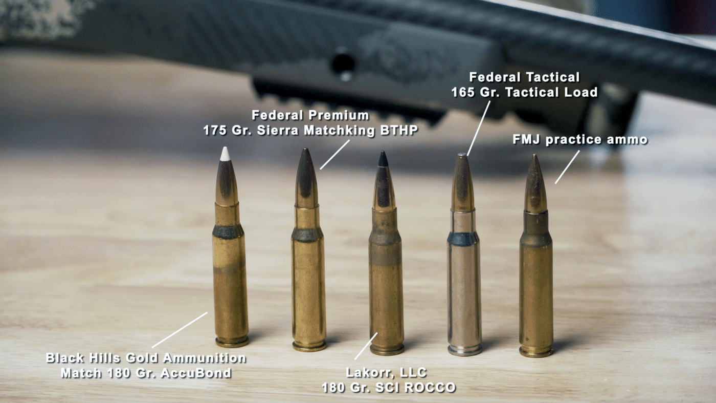 Comparison of .308 WIN loads