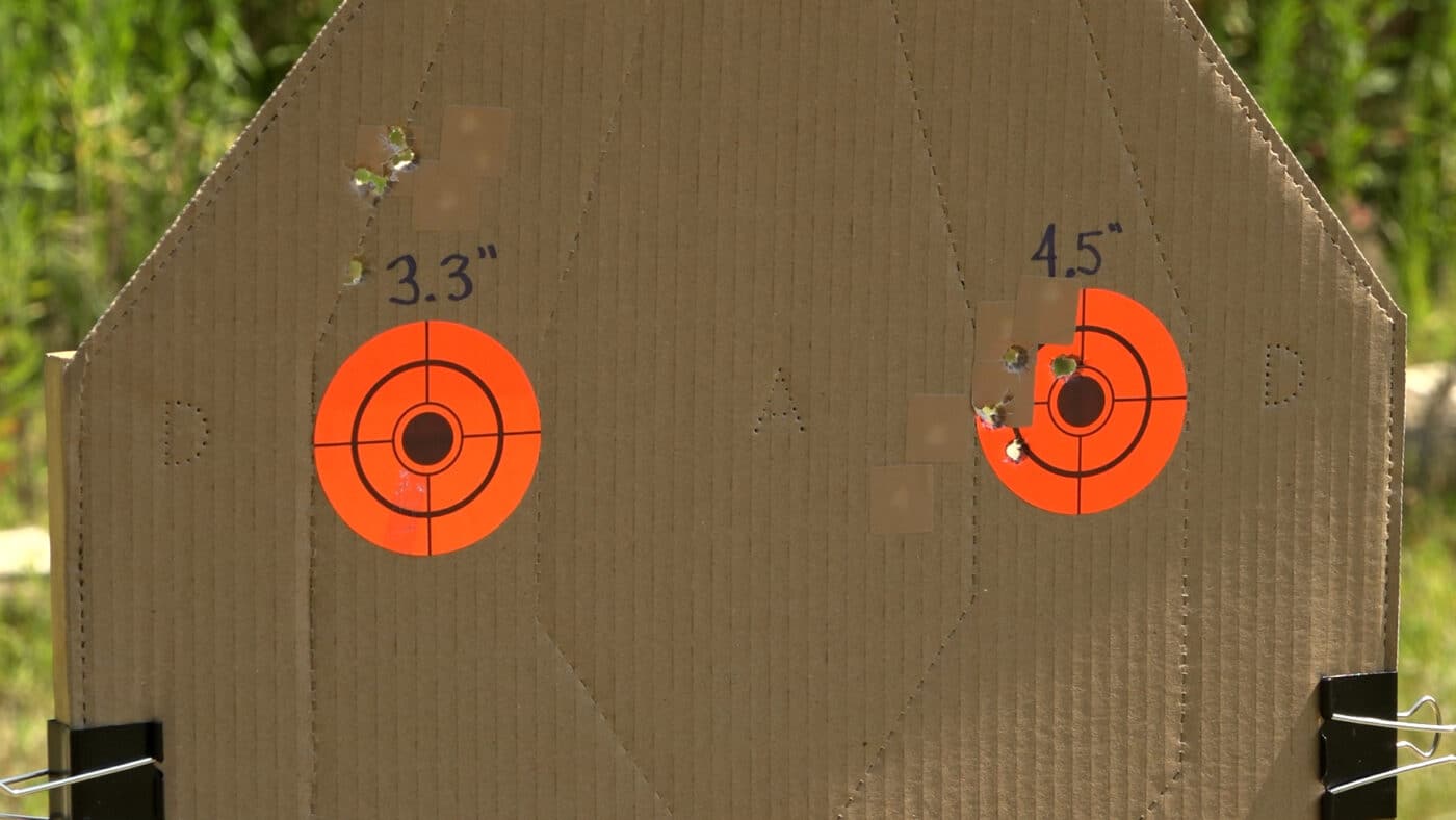 Range testing group sizes with two XD-E models