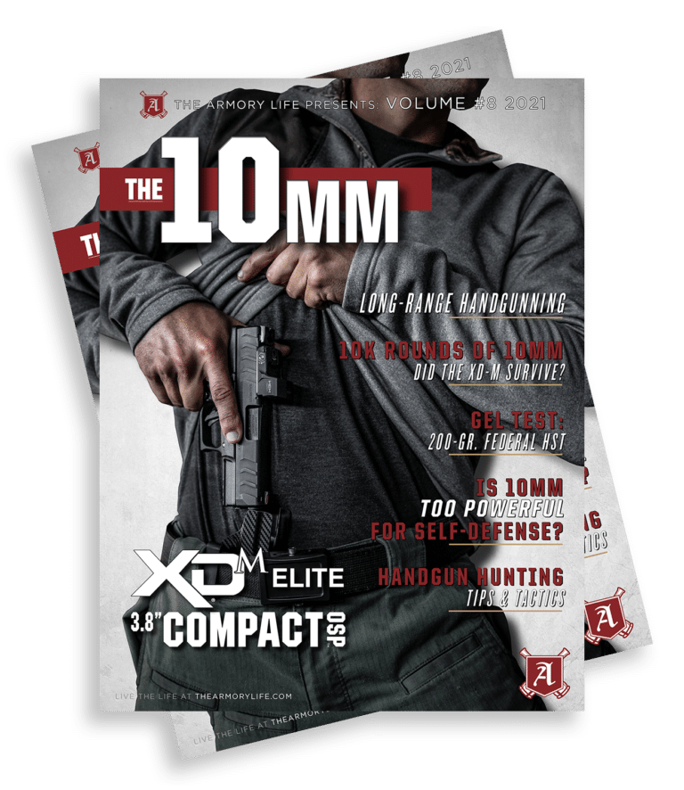 Cover for The Armory Life Digital Magazine Volume 8: The 10mm