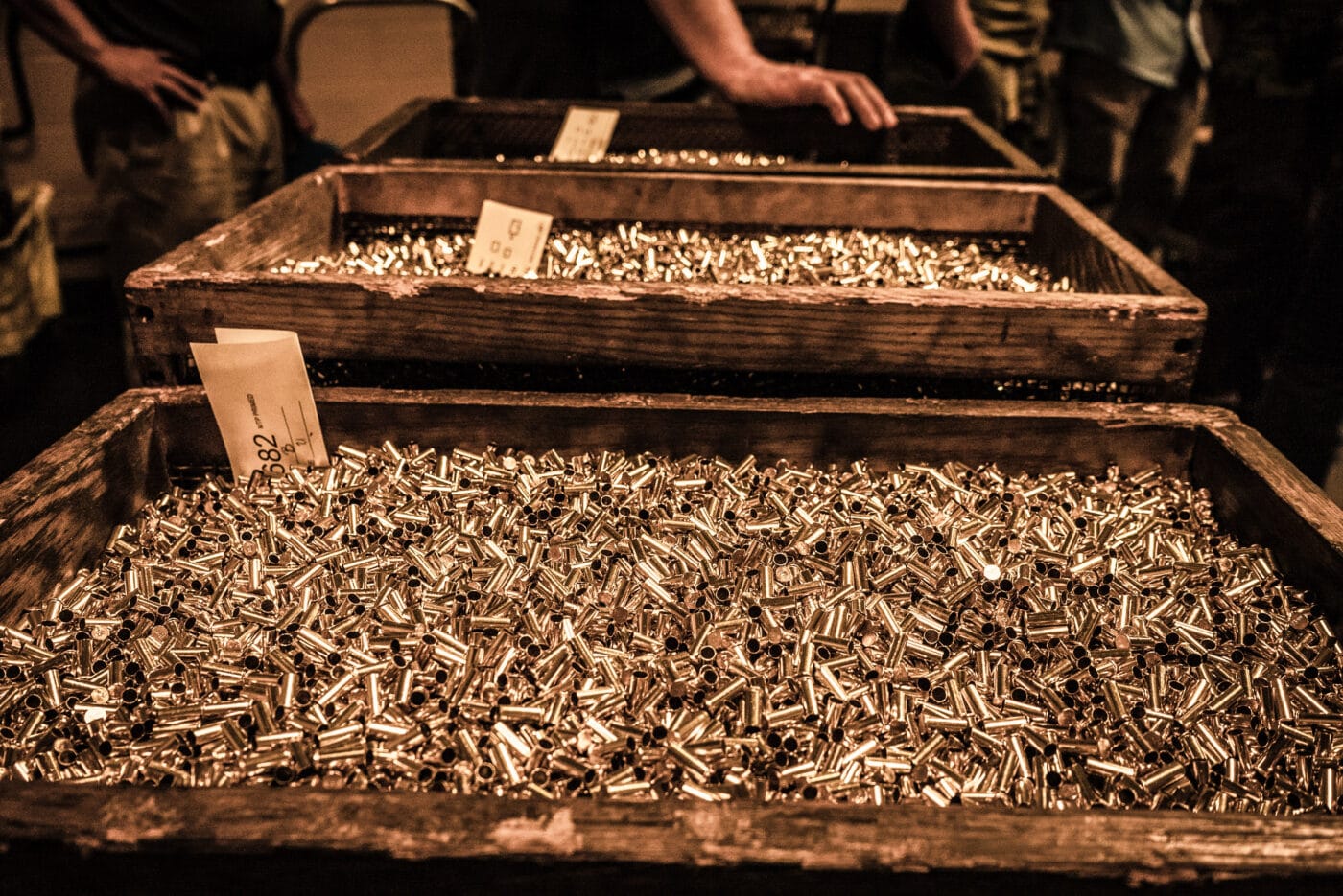 Remington rifle brass at the factory