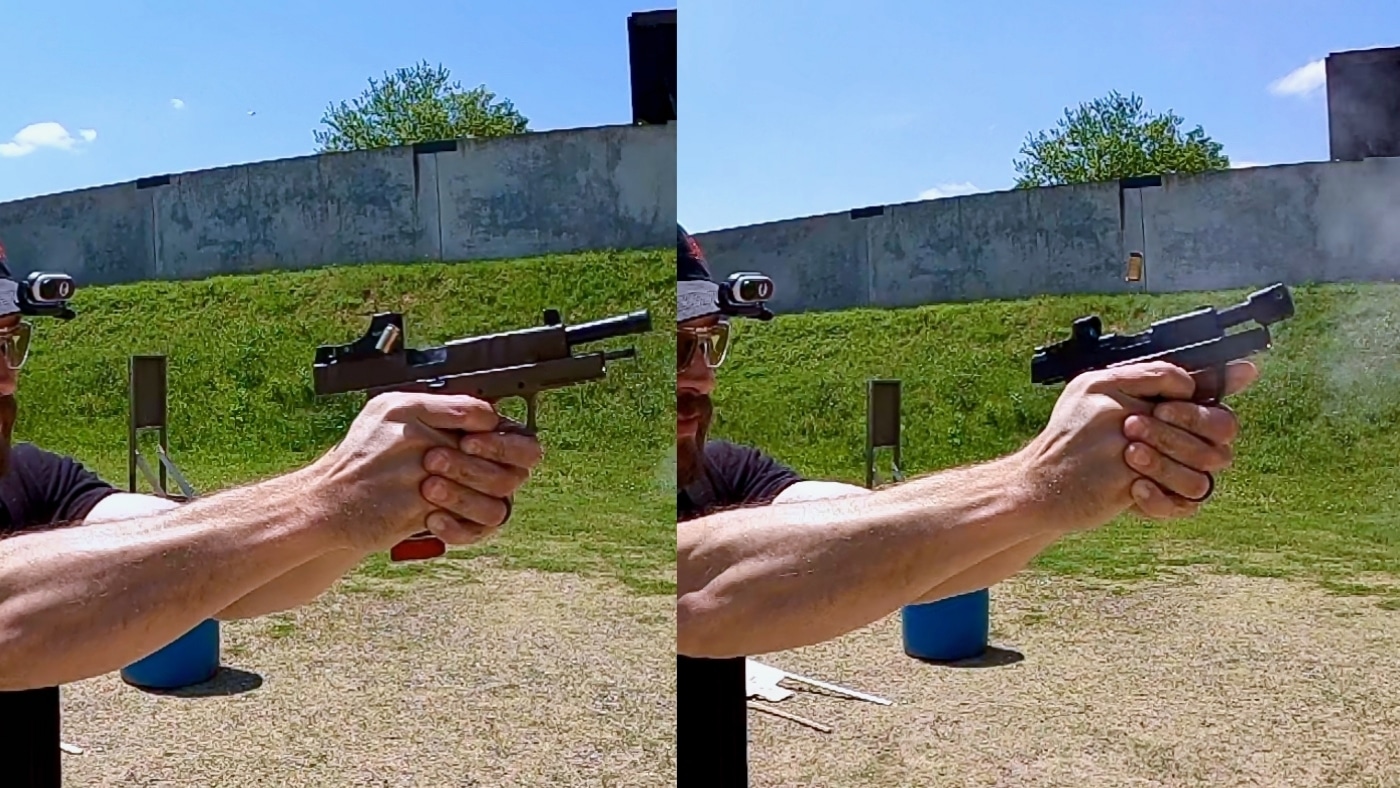 Recoil comparison of XD-M Elite vs. Hellcat RDP pistols