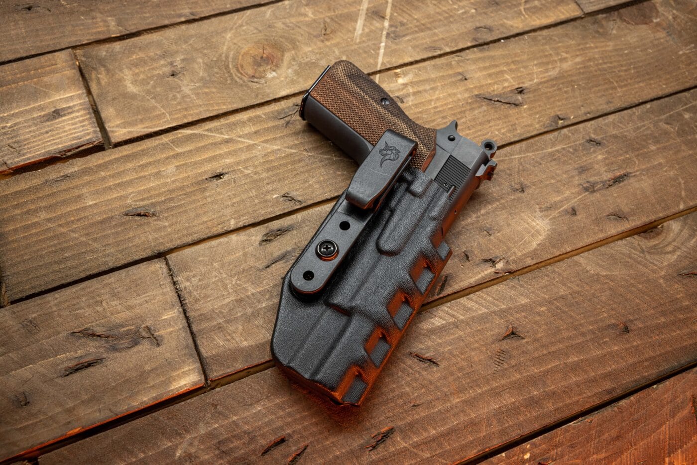 SA-35 pistol in DeSantis Slim-Tuk holster