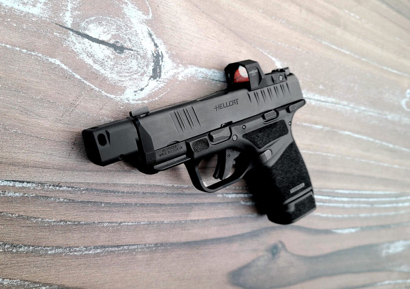 Springfield Armory Hellcat RDP pistol with HEX Wasp optic