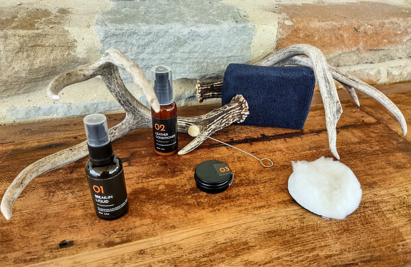 Leather holster care products