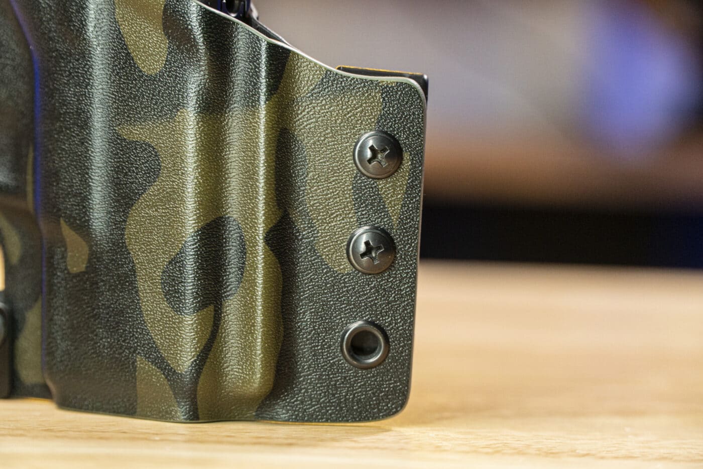 Adjustment holes on the Tulster Contour holster