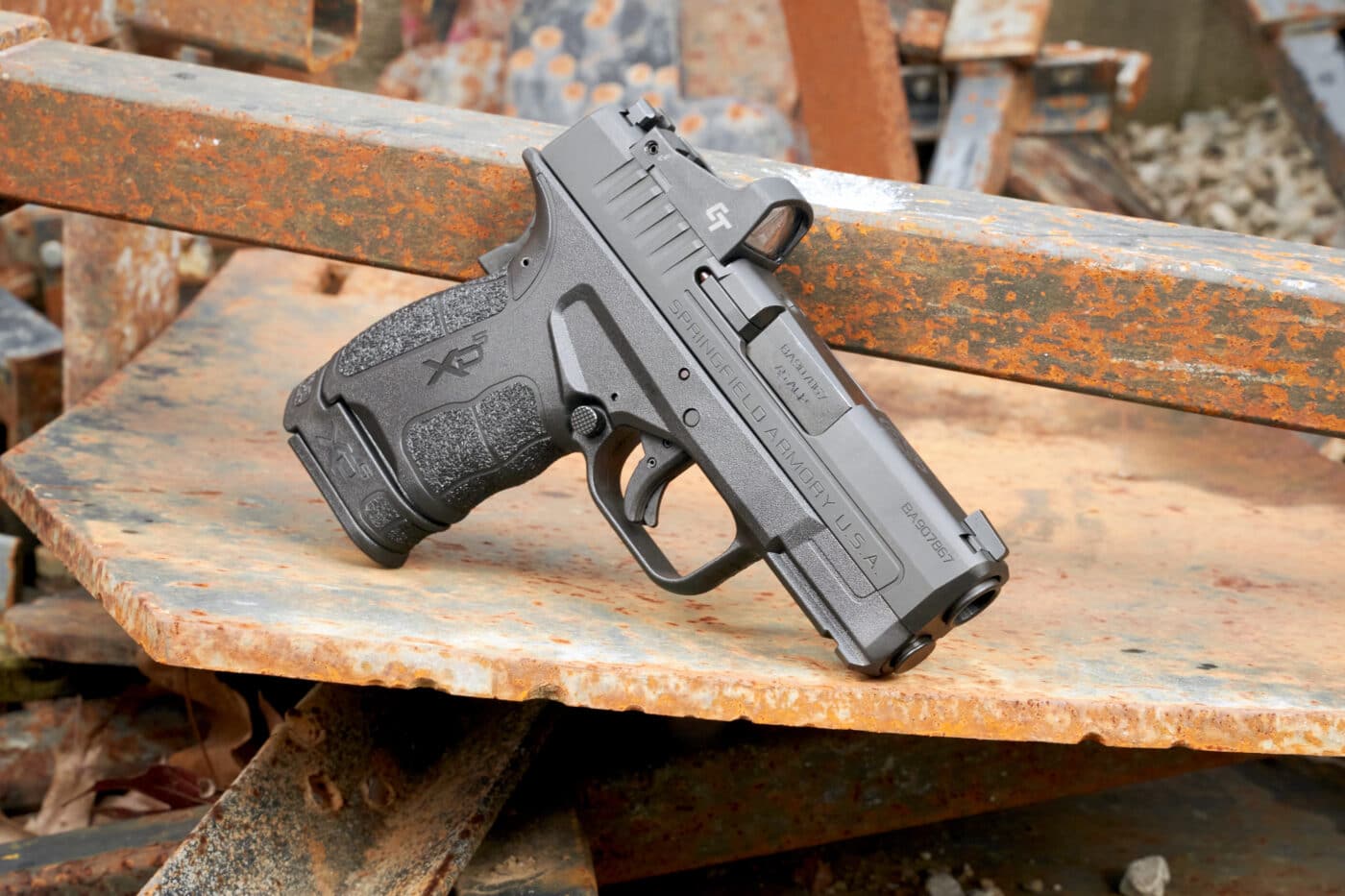 XD-S Mod.2 OSP 3.3″ .45 ACP pistol side view