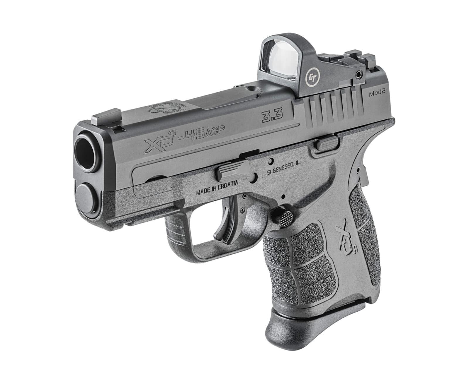 Springfield Armory XD-S Mod.2 OSP 3.3″ .45 ACP side view