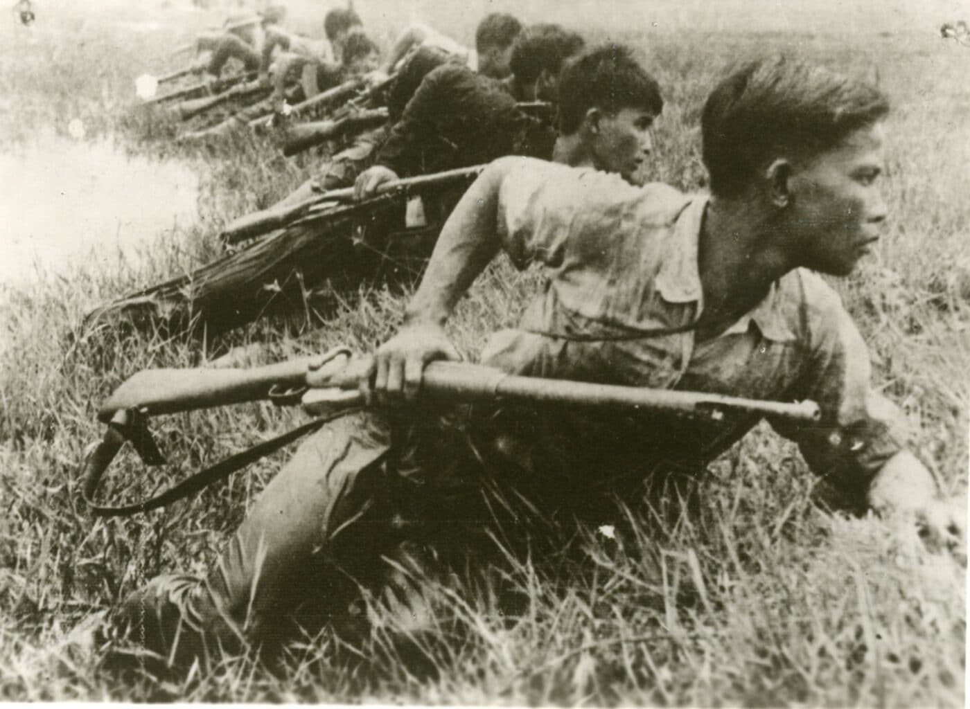 Viet Cong with bolt action rifles