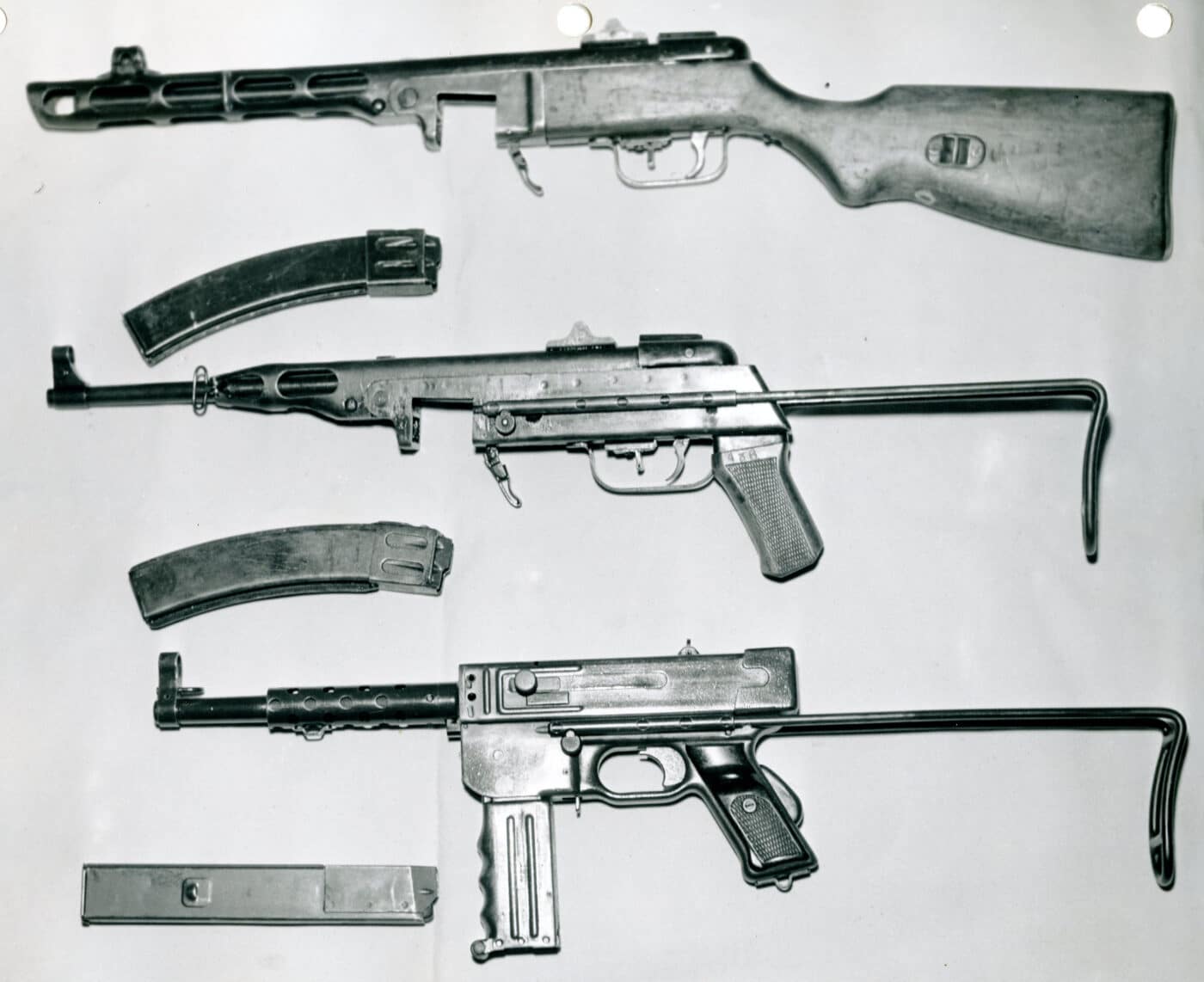 SMGs carried by Viet Cong