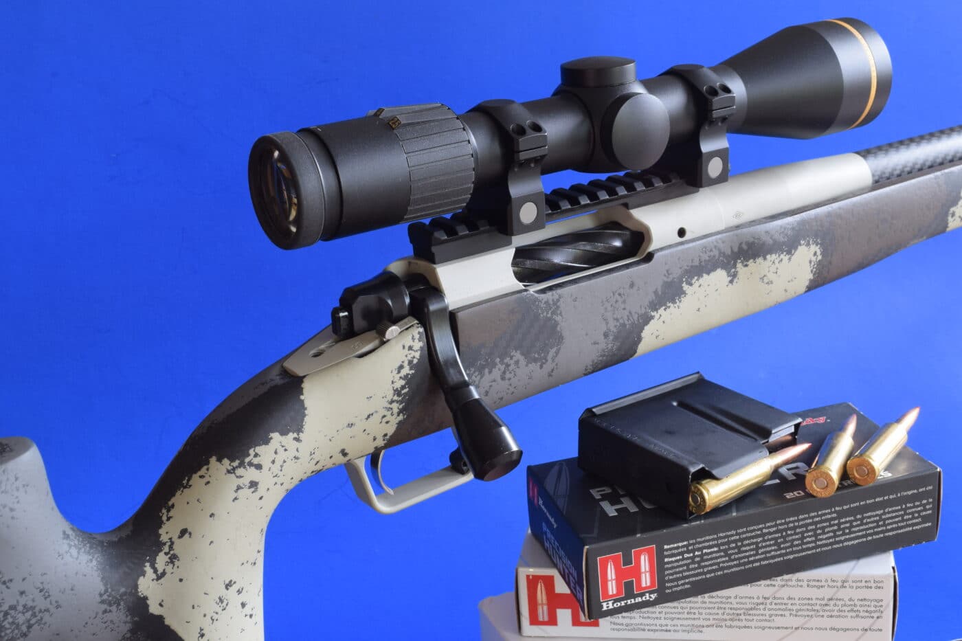 Leupold scope mounted on Springfield Armory Waypoint rifle