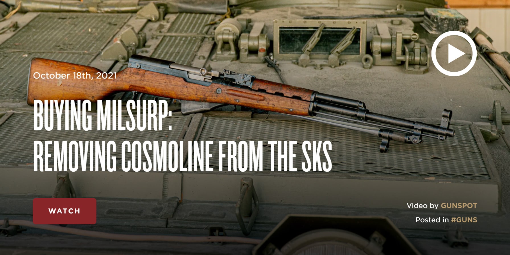 Buying Milsurp: Removing Cosmoline from the SKS