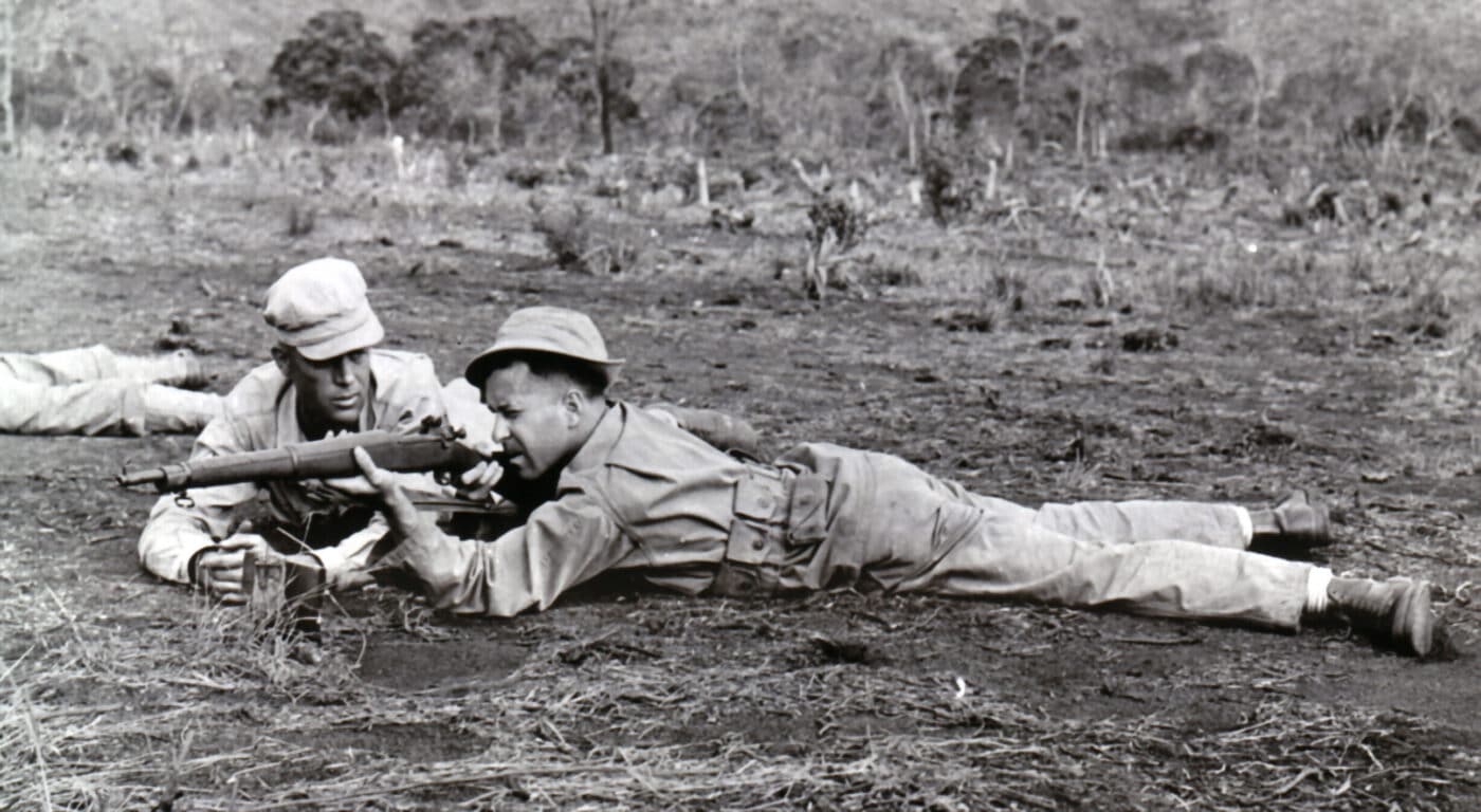 Rifle training in the Southwest Pacific Area during 1944